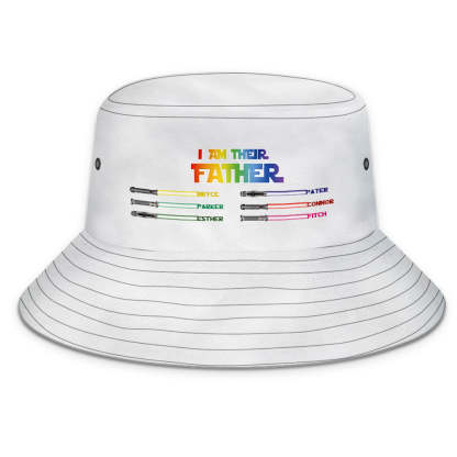 Custom Bucket Hat Light Saber I Am Their Father Bucket Hat Gifts for Father