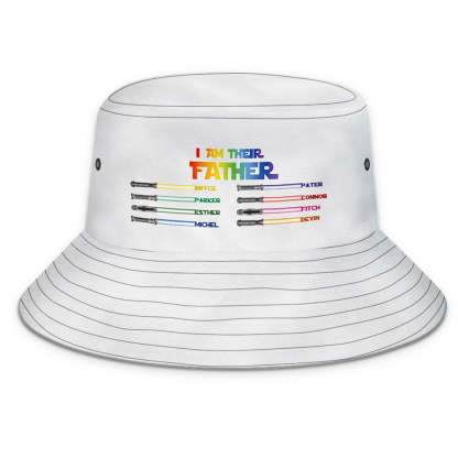Custom Bucket Hat Light Saber I Am Their Father Bucket Hat Gifts for Father