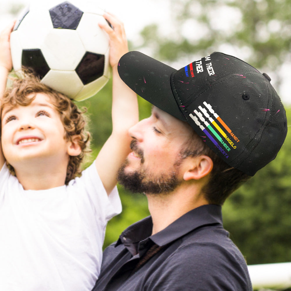 Personalized Light Saber I Am Their Father Starry Sky Baseball Cap Gift for Father