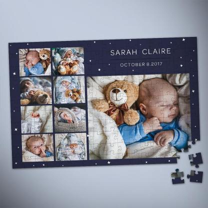 Custom Photo Jigsaw Puzzle Gift For Newborn 35 1000 Pieces - 9 Pictures