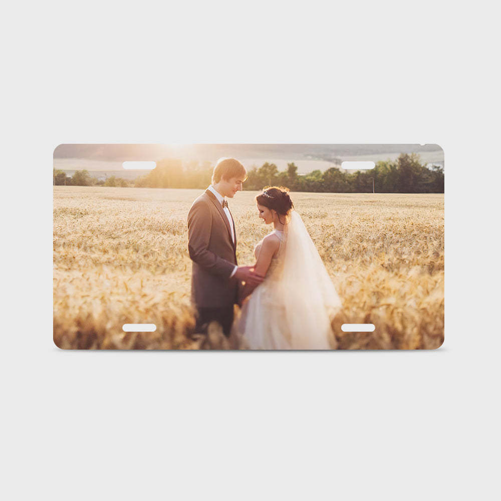 Personalized Photo License Plate Novelty Auto Tag Car License Plate