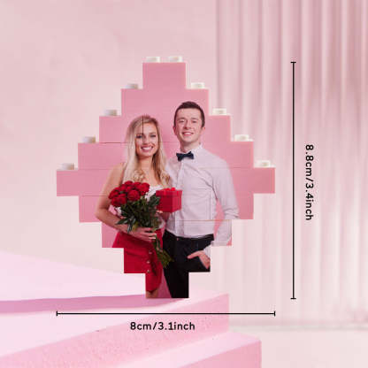 Photo Building Bricks Personalised Block Lozenge Shape