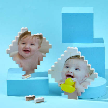 Photo Building Bricks Personalised Block Lozenge Shape