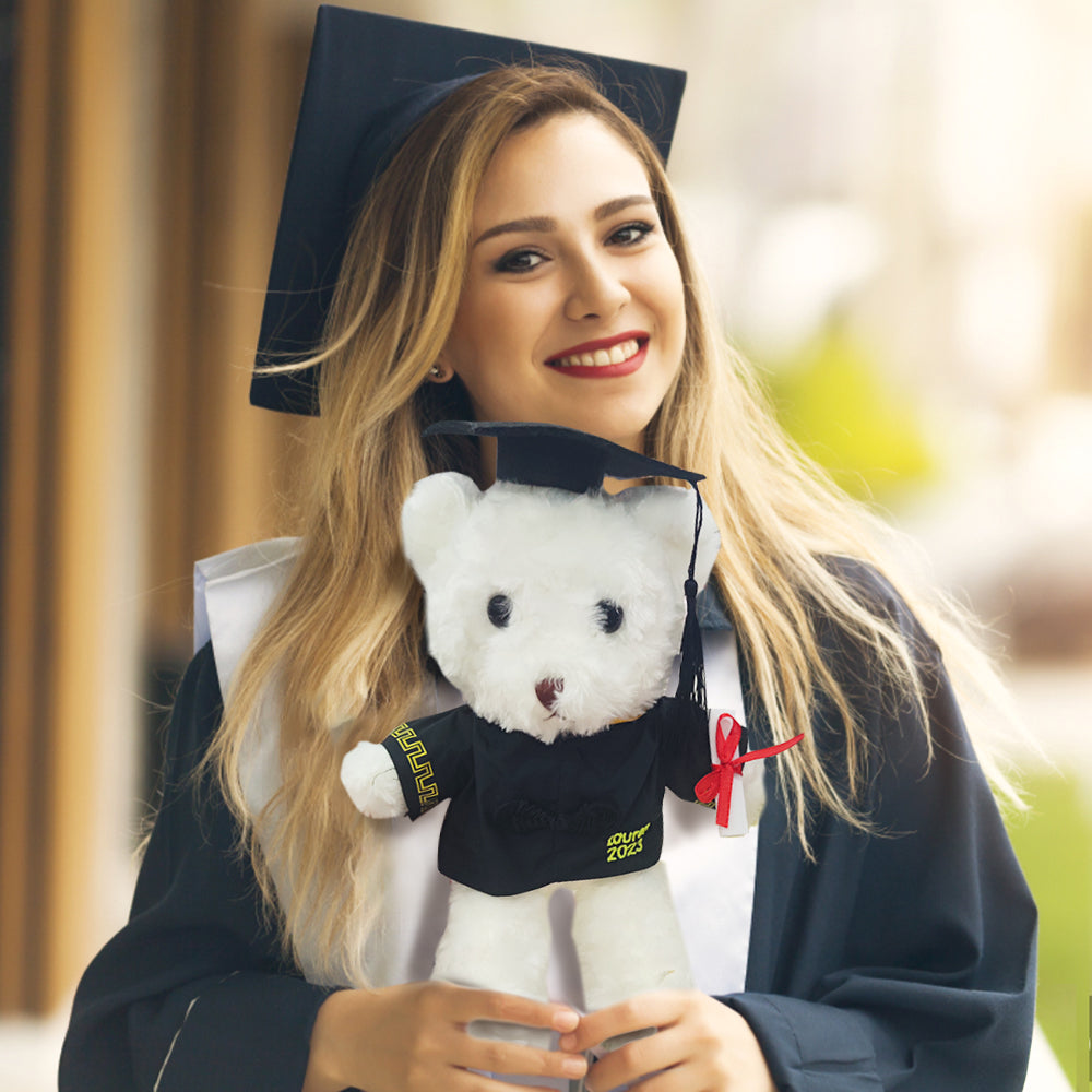 Personalized Graduation Bears Plush Stuffed Animal Bear for Graduation Gift
