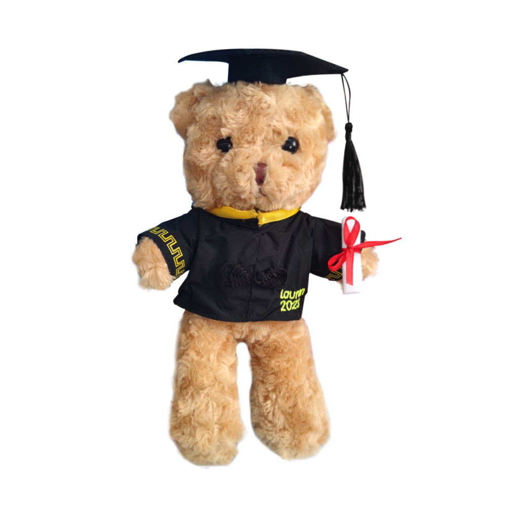 Personalized Graduation Bears Plush Stuffed Animal Bear for Graduation Gift