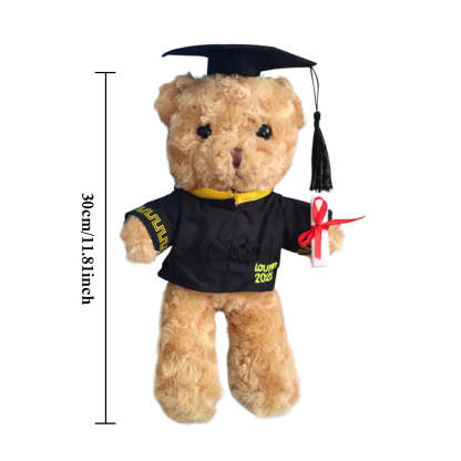 Personalized Graduation Bears Plush Stuffed Animal Bear for Graduation Gift