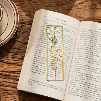 Grandma's Garden Personalized Birthday Flower Hollow Bookmark