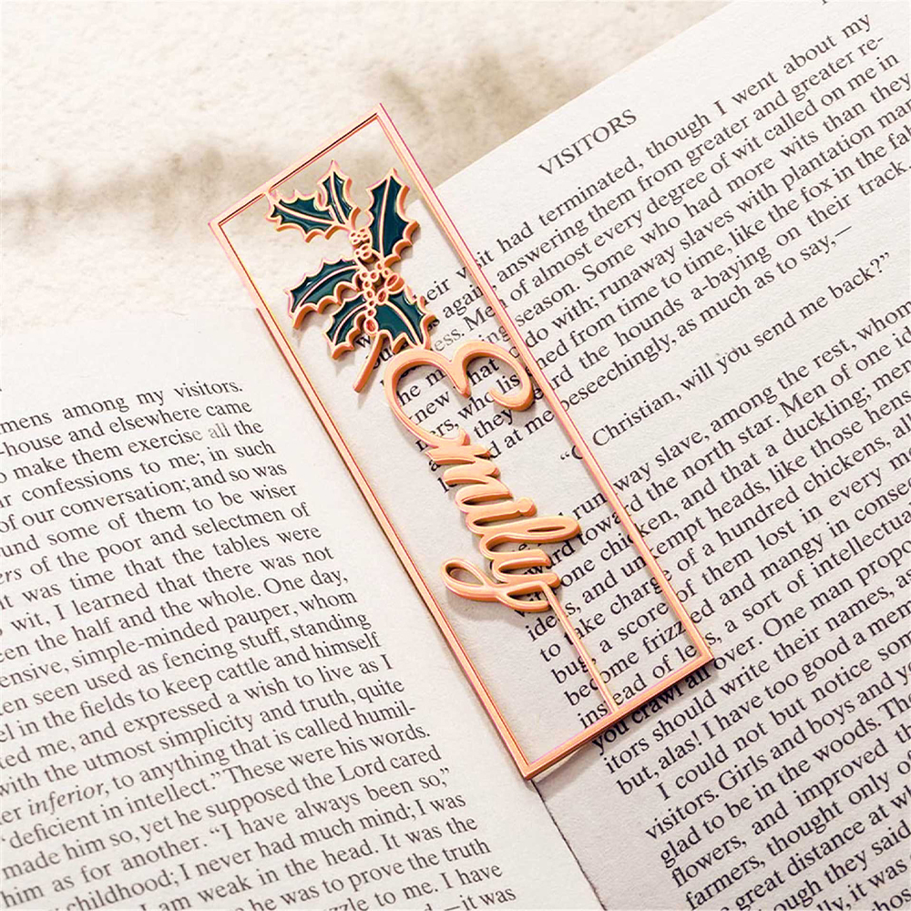 Grandma's Garden Personalized Birthday Flower Hollow Bookmark