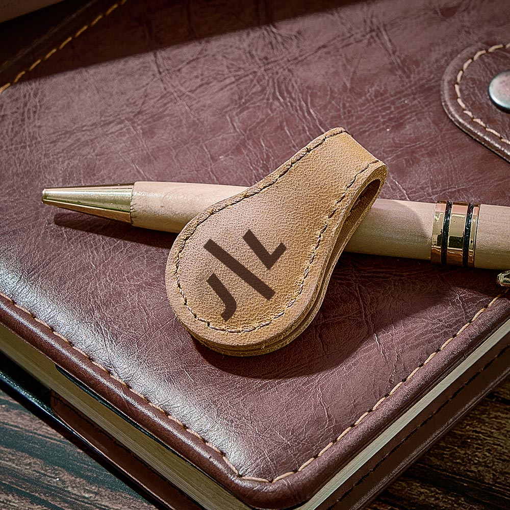 Personalized Alphabet Magnetic Leather Bookmark for Students  Custom Magnetic Bookmark for Readers