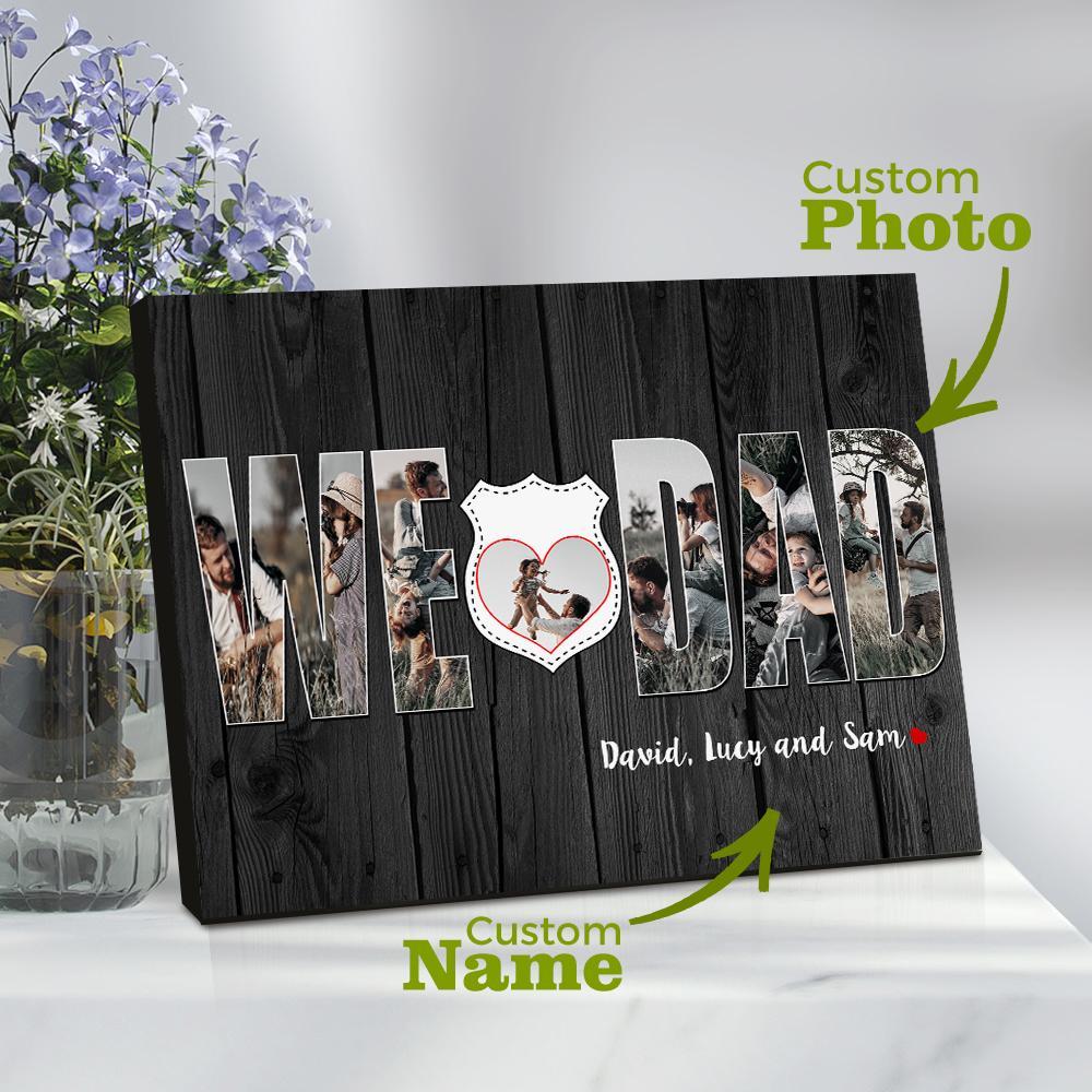 Custom Home Wall Decor Father's Day Gift For Father from My Dearest Da