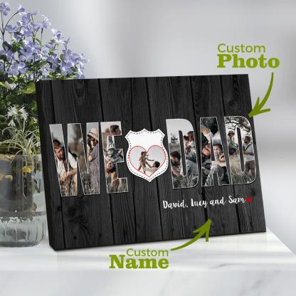 Custom Home Wall Decor Father's Day Gift For Father from My Dearest Dad Gift for Father's Day