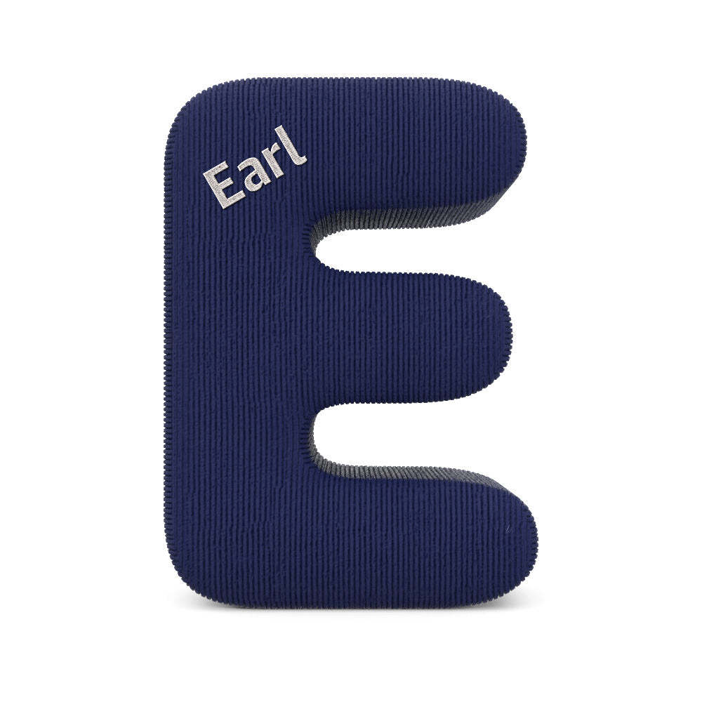 Personalized Alphabet Letter Pillow with Embroidery Name Custom Initial Cushion Unique Gifts