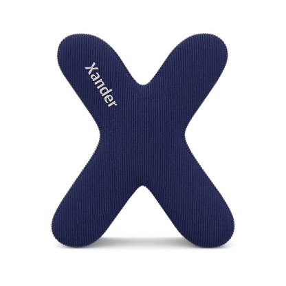 Personalized Alphabet Letter Pillow with Embroidery Name Custom Initial Cushion Unique Gifts