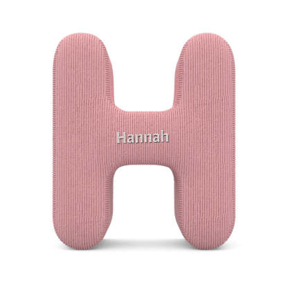 Personalized Alphabet Letter Pillow with Embroidery Name Custom Initial Cushion Unique Gifts