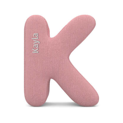 Personalized Alphabet Letter Pillow with Embroidery Name Custom Initial Cushion Unique Gifts