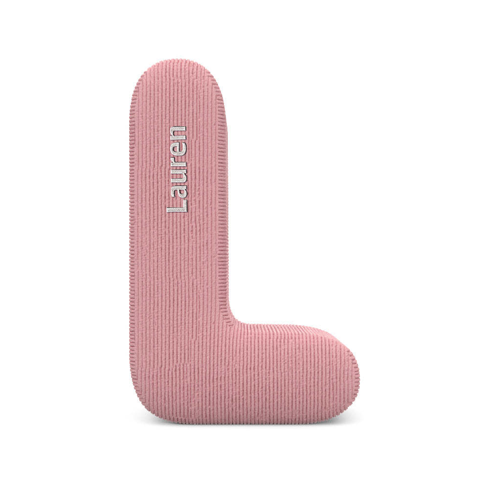 Personalized Alphabet Letter Pillow with Embroidery Name Custom Initial Cushion Unique Gifts