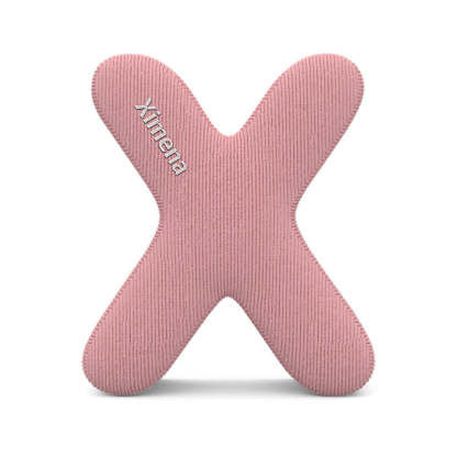 Personalized Alphabet Letter Pillow with Embroidery Name Custom Initial Cushion Unique Gifts