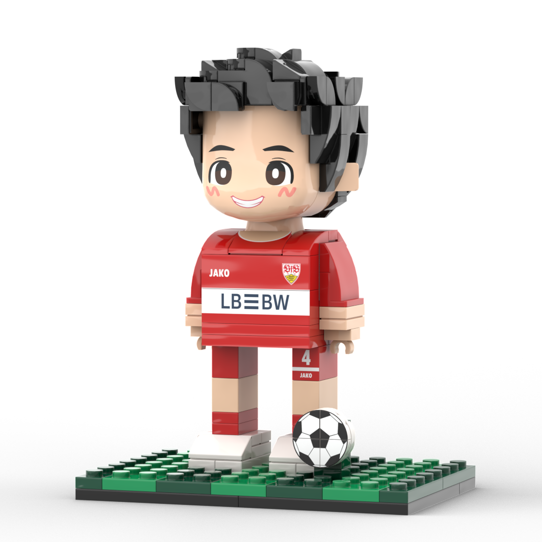 Full Body Customized 1 Person Brick Figures Football Theme Gift Birthday Gift Valentines Gift for Football Player