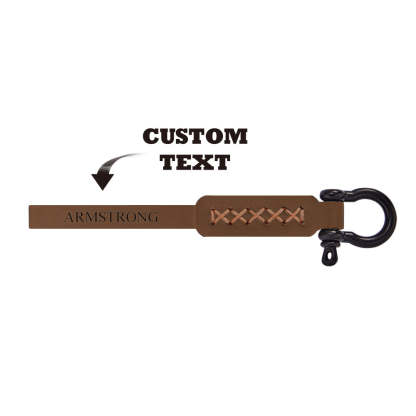 Custom Engraved Keychain Leather Car Keychain Men's Gifts