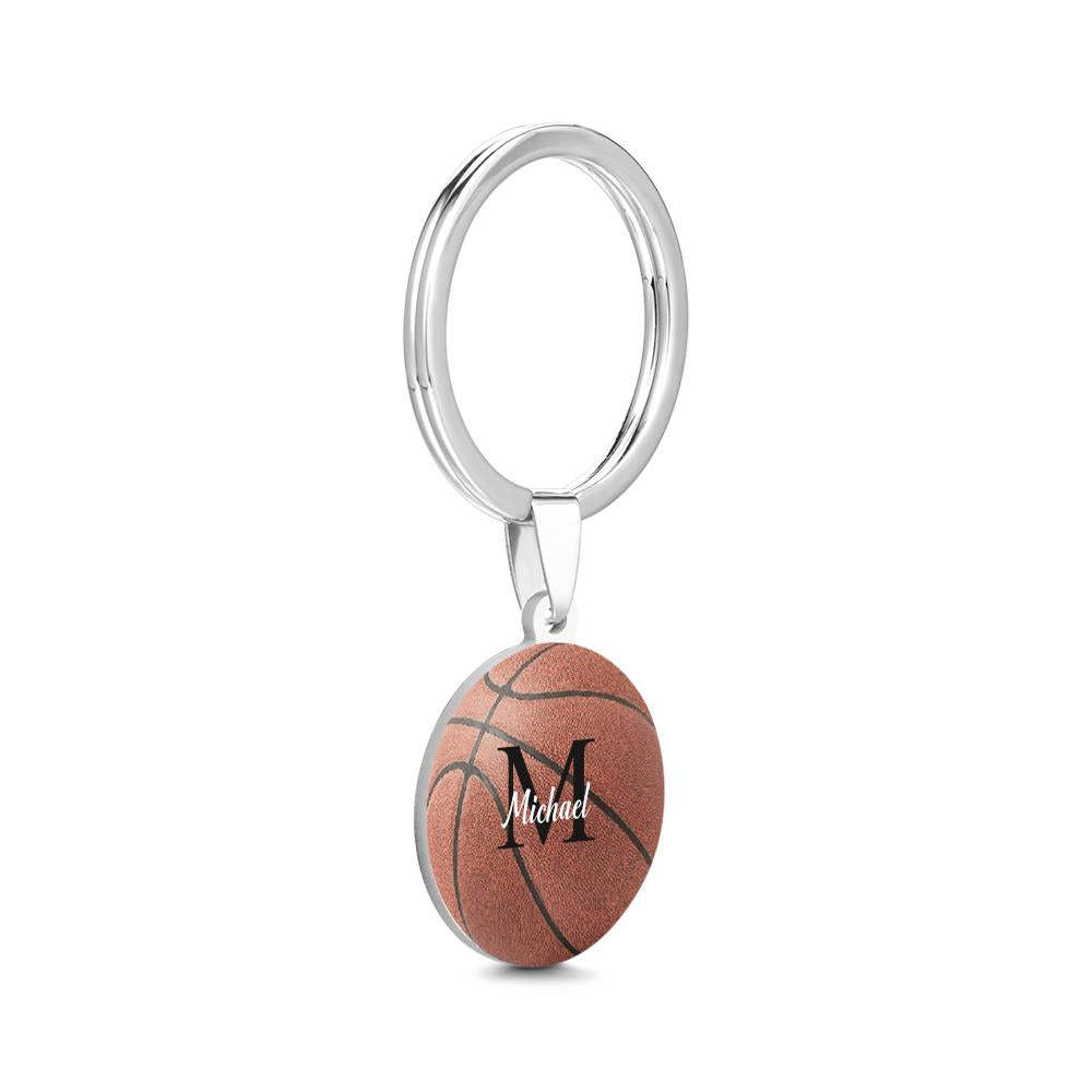 Personalized Basketball Keychain Custom Text Key Chains