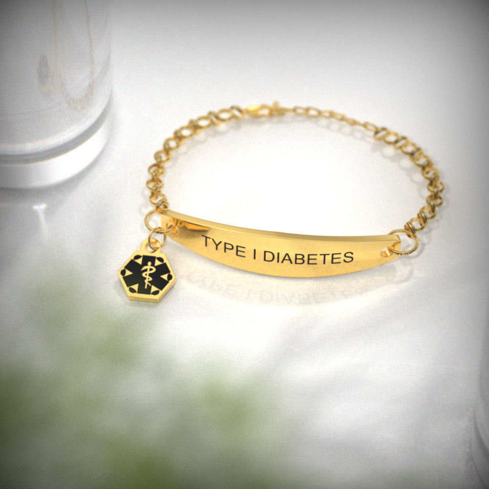 Type 1 Diabetes Bracelet Personalized Diabetes Awareness Bracelet Gift For Diabetic