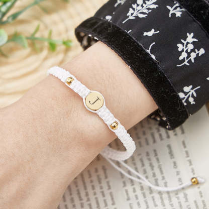 Personalized Couple Bracelets Matching Bracelets for Couples Engraving Braided Rope Wrist Couples Bracelets Gift for Lover