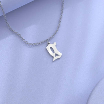 Custom Initial Necklace Personalized Letter Necklace Gift