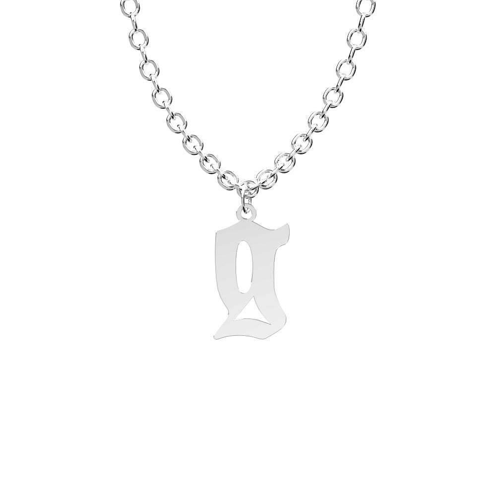 Custom Initial Necklace Personalized Letter Necklace Gift