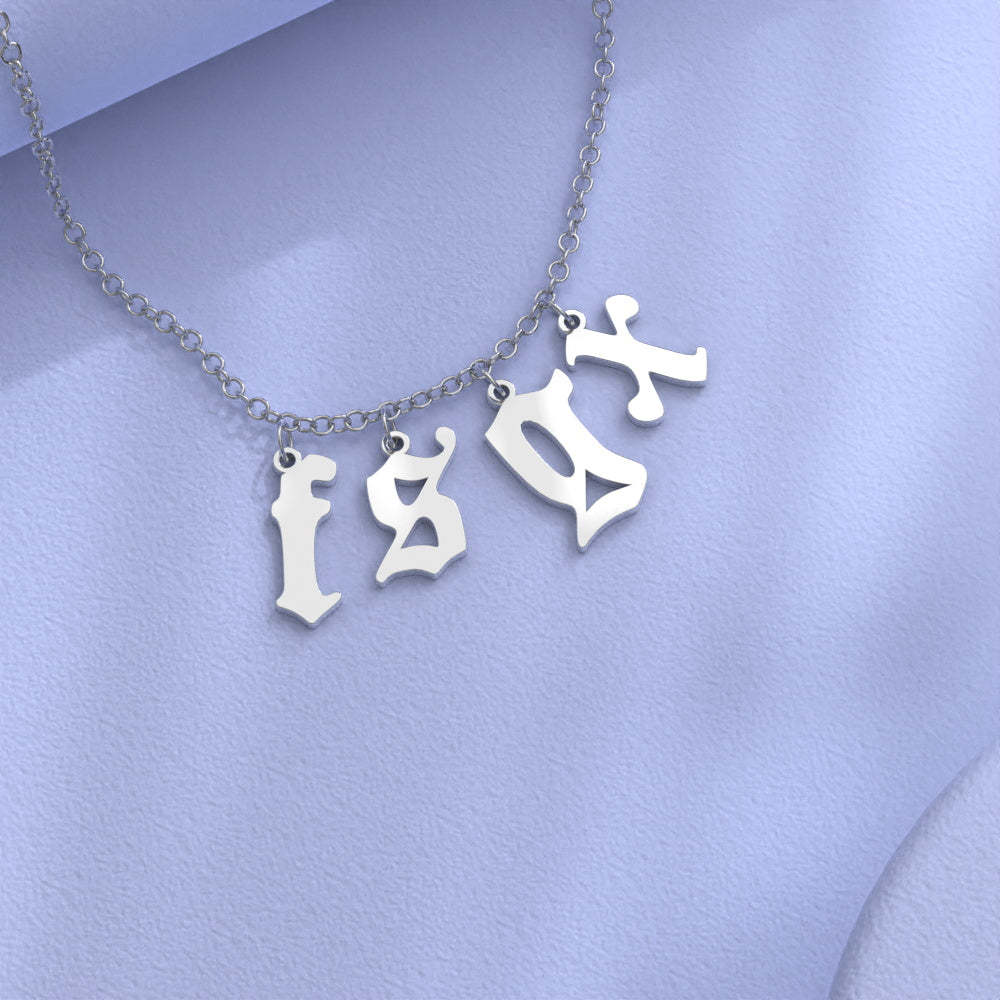 Custom Initial Necklace Personalized Letter Necklace Gift