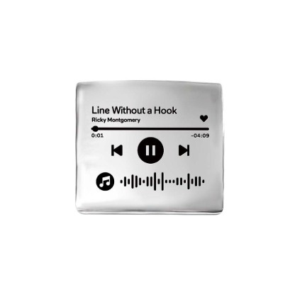 Custom Scannable Music Code Apple Watch Charm Sport Band Charm Personalized Smart Watch Jewelry Accessory