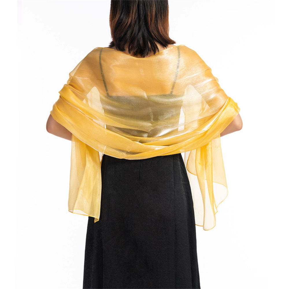 Central Chic Bridesmaid Iridescent Wrap Shawl Pashmina For Weddings Parties Brides Bridal Wear
