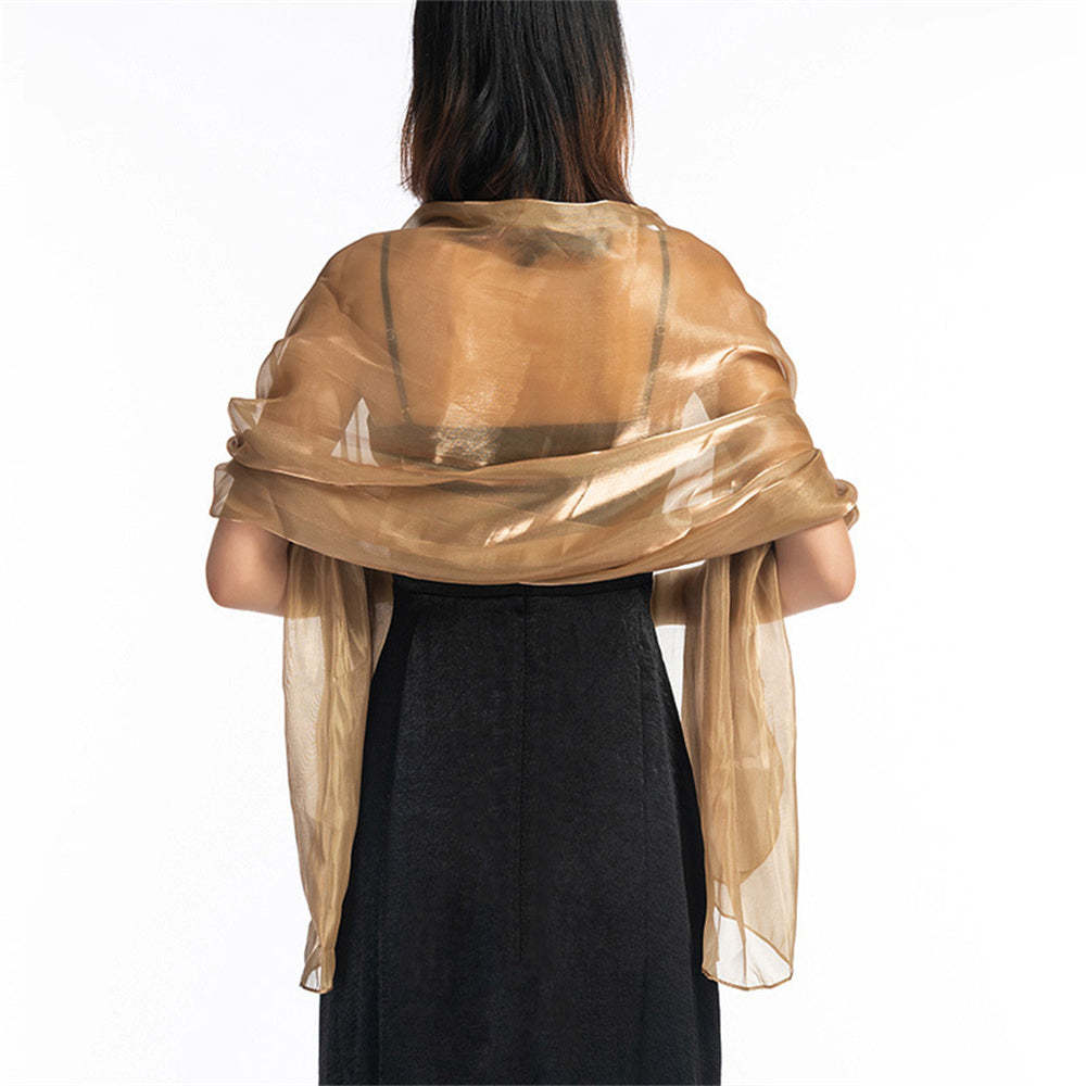 Central Chic Bridesmaid Iridescent Wrap Shawl Pashmina For Weddings Parties Brides Bridal Wear