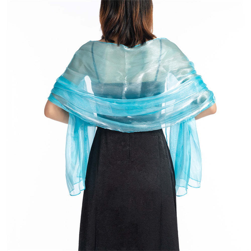 Central Chic Bridesmaid Iridescent Wrap Shawl Pashmina For Weddings Parties Brides Bridal Wear