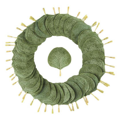 100PCS Eucalyptus Petals for Weddings Aisles Flower Girls and Romantic Evenings