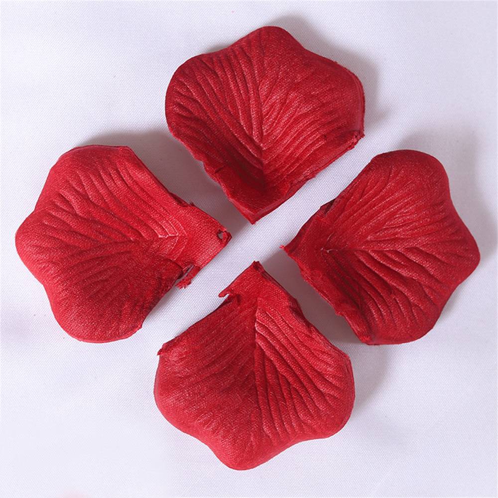 120PCS Fabric Rose Petals Fabric Petals for Weddings Aisles Flower Girls and Romantic Evenings