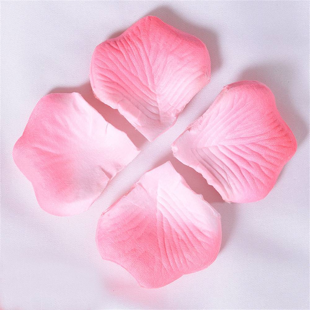 120PCS Fabric Rose Petals Fabric Petals for Weddings Aisles Flower Girls and Romantic Evenings