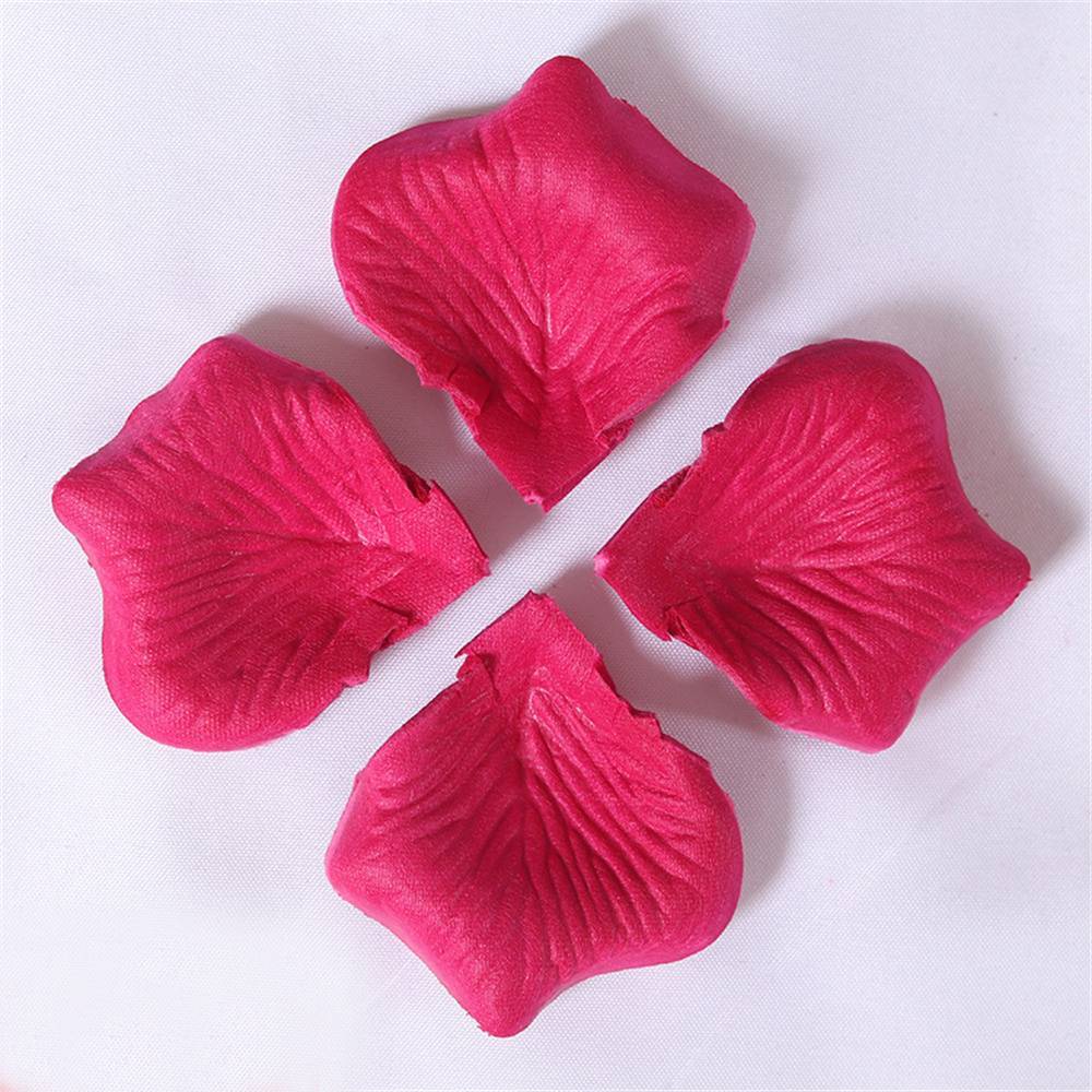 120PCS Fabric Rose Petals Fabric Petals for Weddings Aisles Flower Girls and Romantic Evenings