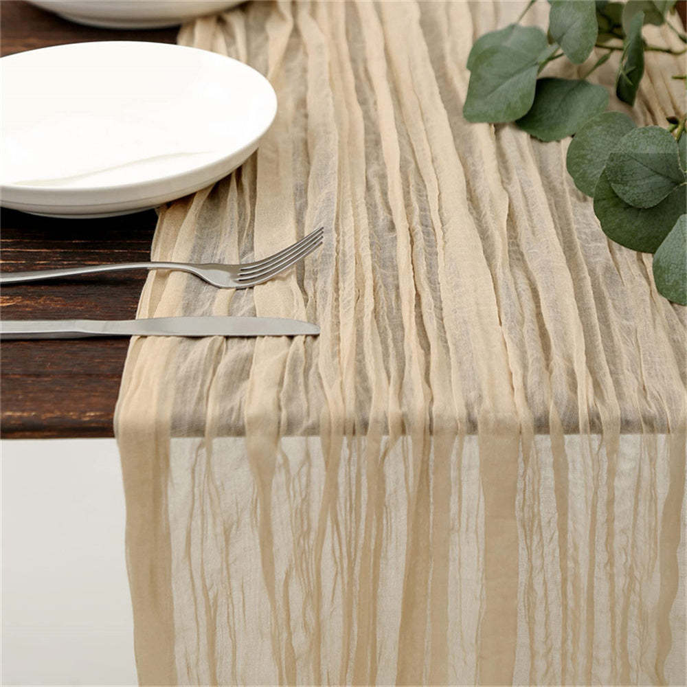 Wedding Gauze Table Runner Rustic Wedding Cheesecloth Runner Cotton Runner for Table Wedding Arch Ideas Bridal Shower Modern