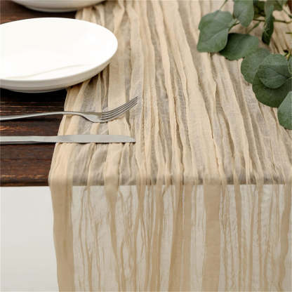 Wedding Gauze Table Runner Rustic Wedding Cheesecloth Runner Cotton Runner for Table Wedding Arch Ideas Bridal Shower Modern