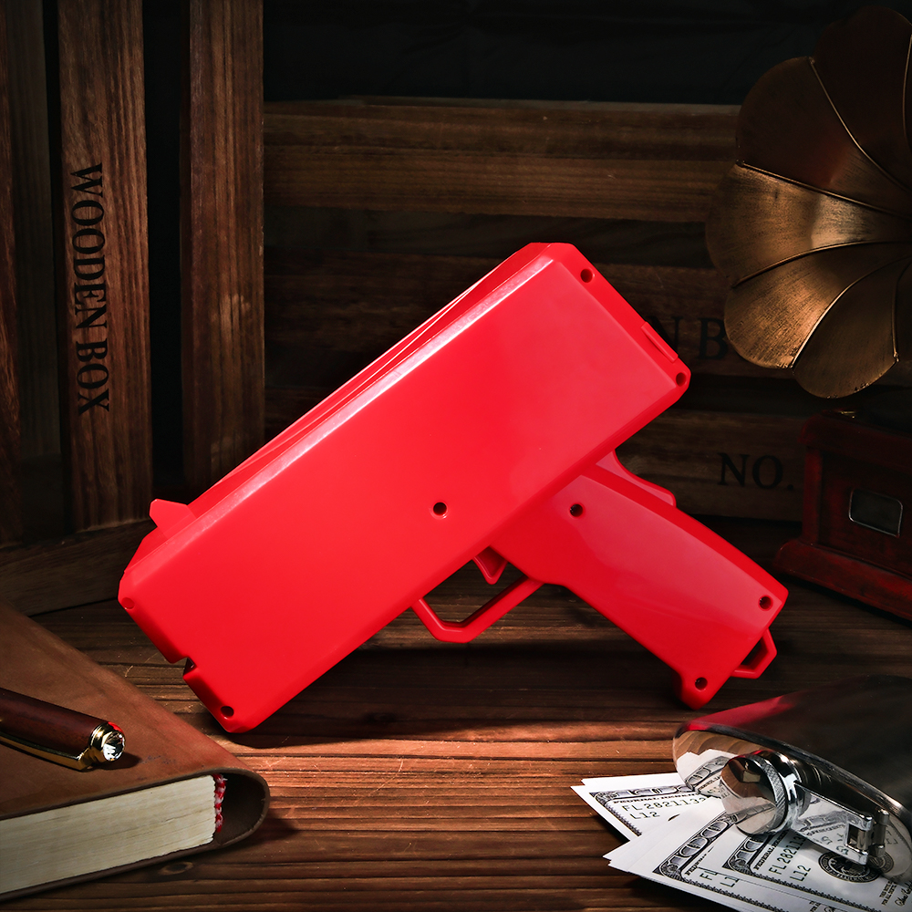 Fun and Exciting Handheld Gun Cannon Style Shooter Toy Gun for Party Games without Paper Cash