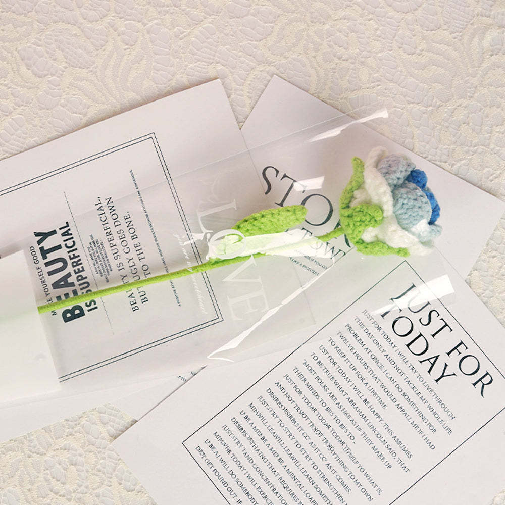 1pc Crochet Flower Handmade Knitted Flower Wedding Gift