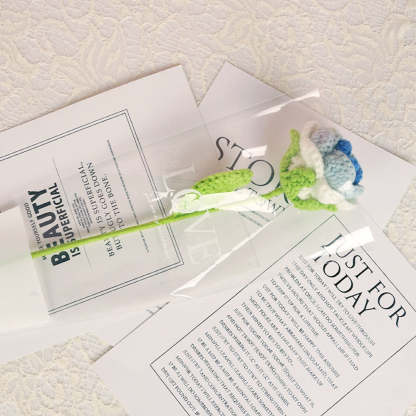 1pc Crochet Flower Handmade Knitted Flower Wedding Gift