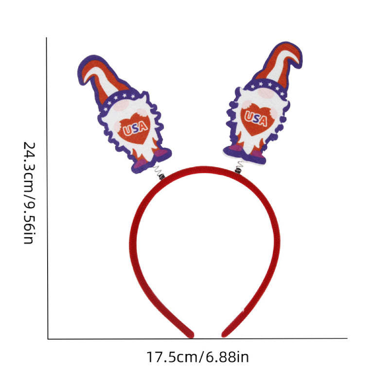 12 Pcs Independence Day Headband Party Accessories Favors Decorations for 4th of July