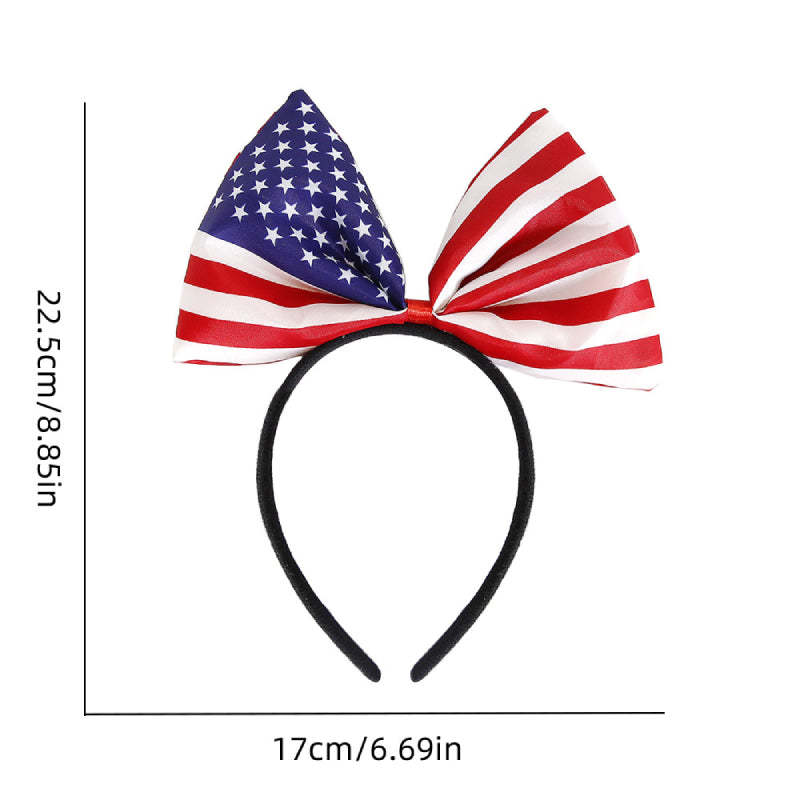 7 Pcs 4th of July Patriotic Head Boppers Headbands for Independence Day Party Hair Accessories