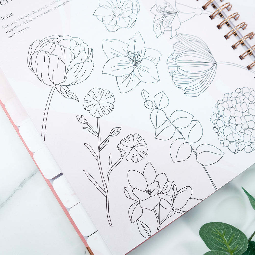 Wedding Planner Book Gift for Future Mrs Wedding Organizer Engagement Gift For Bride