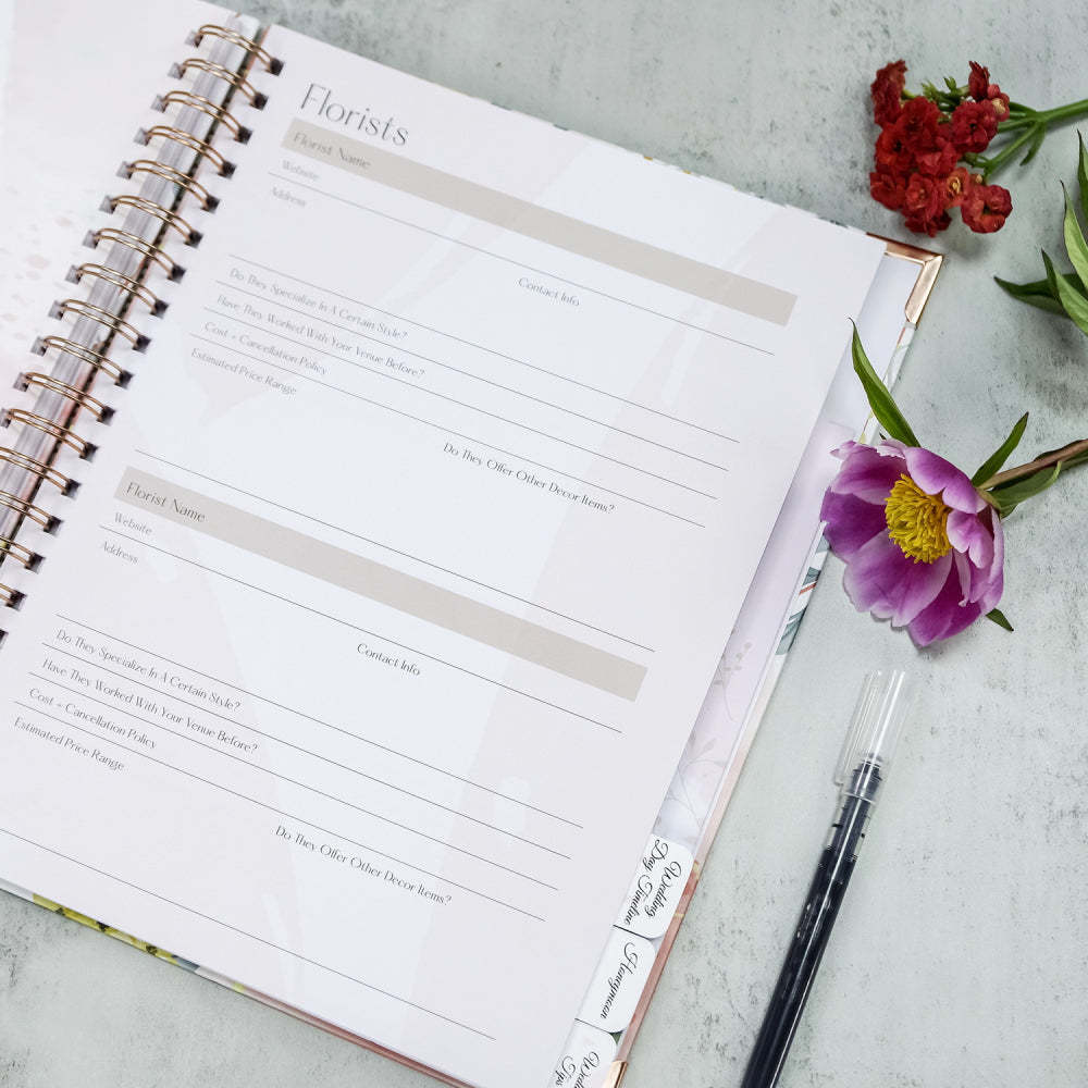 Wedding Planner Book Gift for Future Mrs Wedding Organizer Engagement Gift For Bride