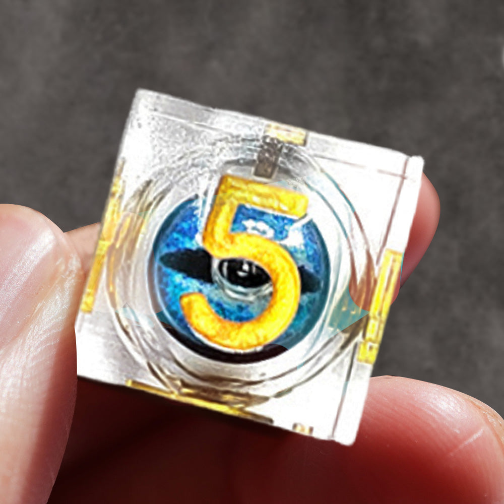 Liquid Core Resin DnD Dice Dragon's Eye Dice DnD Dice Set