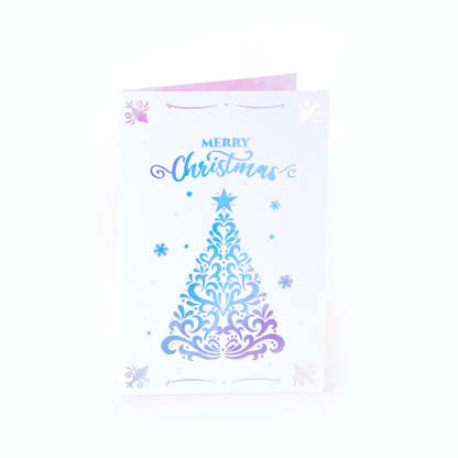 Christmas 3D Pop Up Card Hollow Christmas Greeting Card