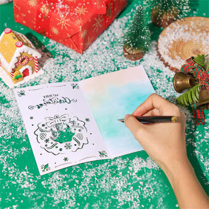 Christmas 3D Pop Up Card Hollow Christmas Greeting Card