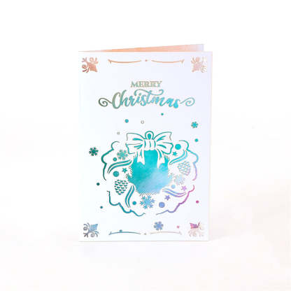 Christmas 3D Pop Up Card Hollow Christmas Greeting Card